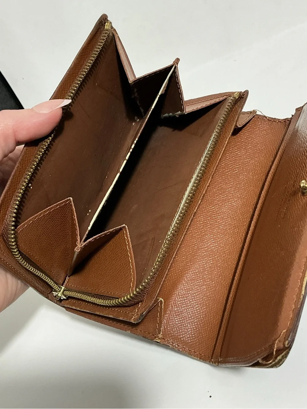 Louis Vuitton Monogram Porte Monnaie Billets Tresor‎ Wallet Vintage COA